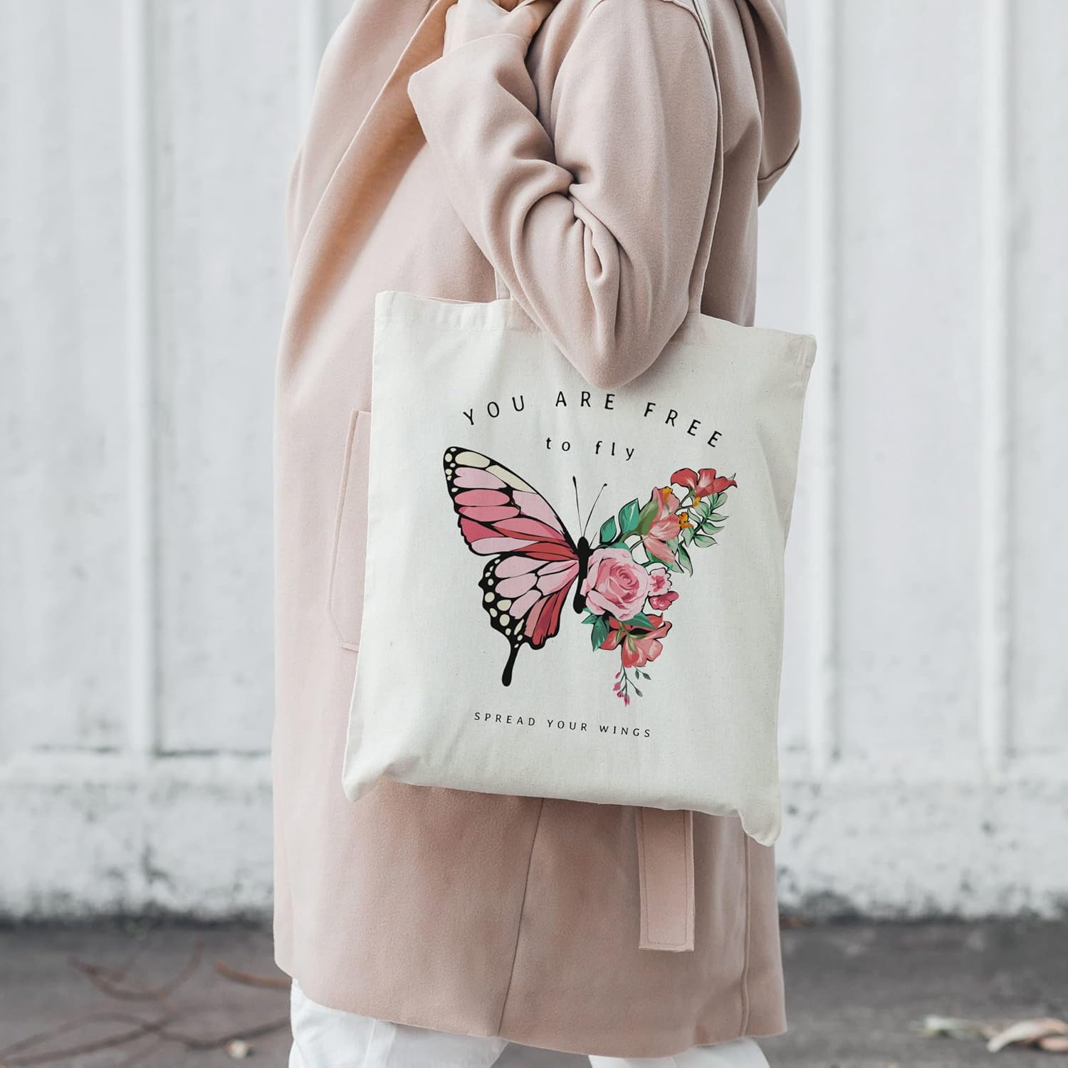 BeeGreen – Bolsa de lona de 12 onzas para mujeres o profesores, regalo para ir de compras o para el Día de la Madre