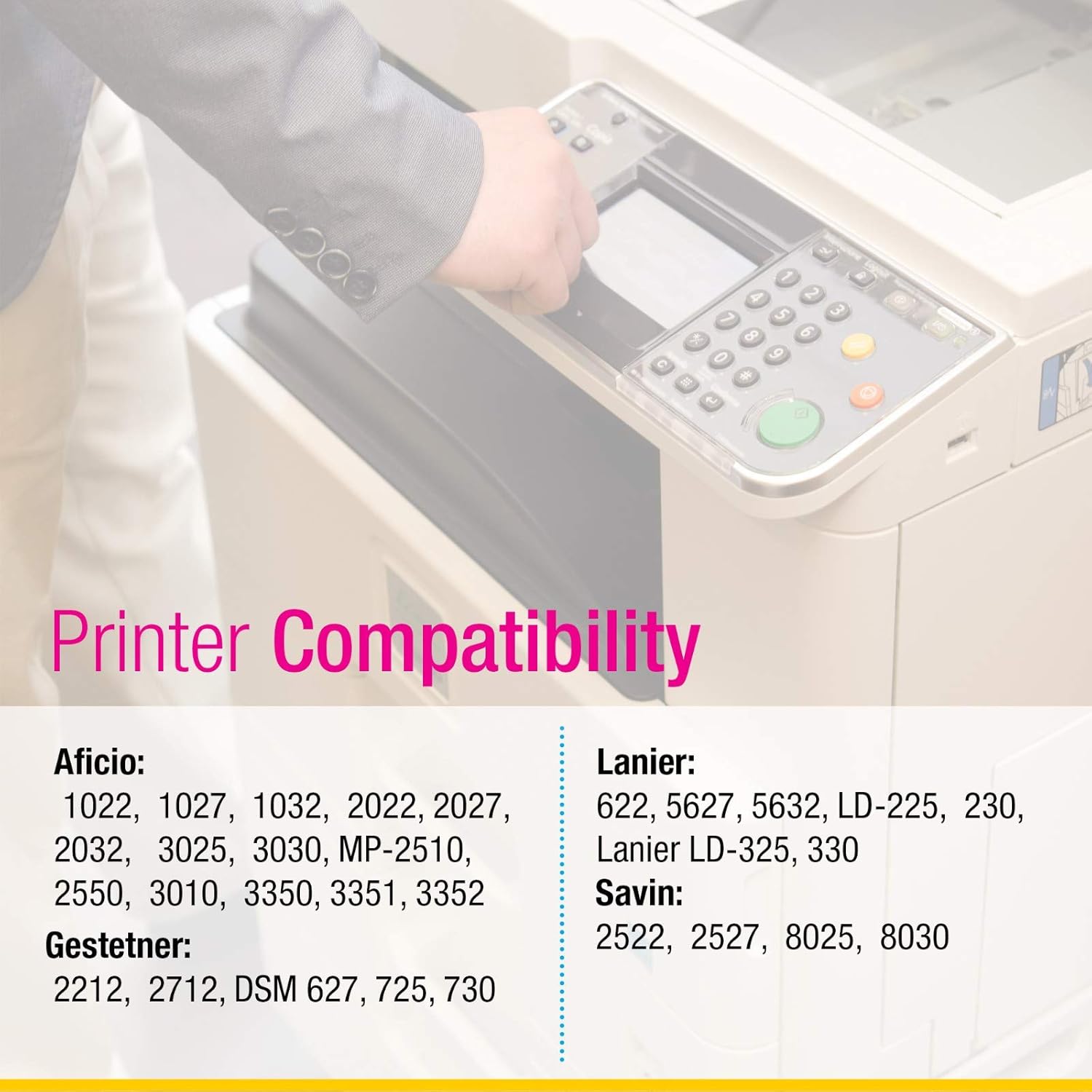 CS – Cartucho de tóner compatible con Ricoh Type 2120D 888169, negro, Aficio 1022, 1027, 1032, 2022, 2027, 2032, 3025, 3030, MP-2510, 2550, 3010,
