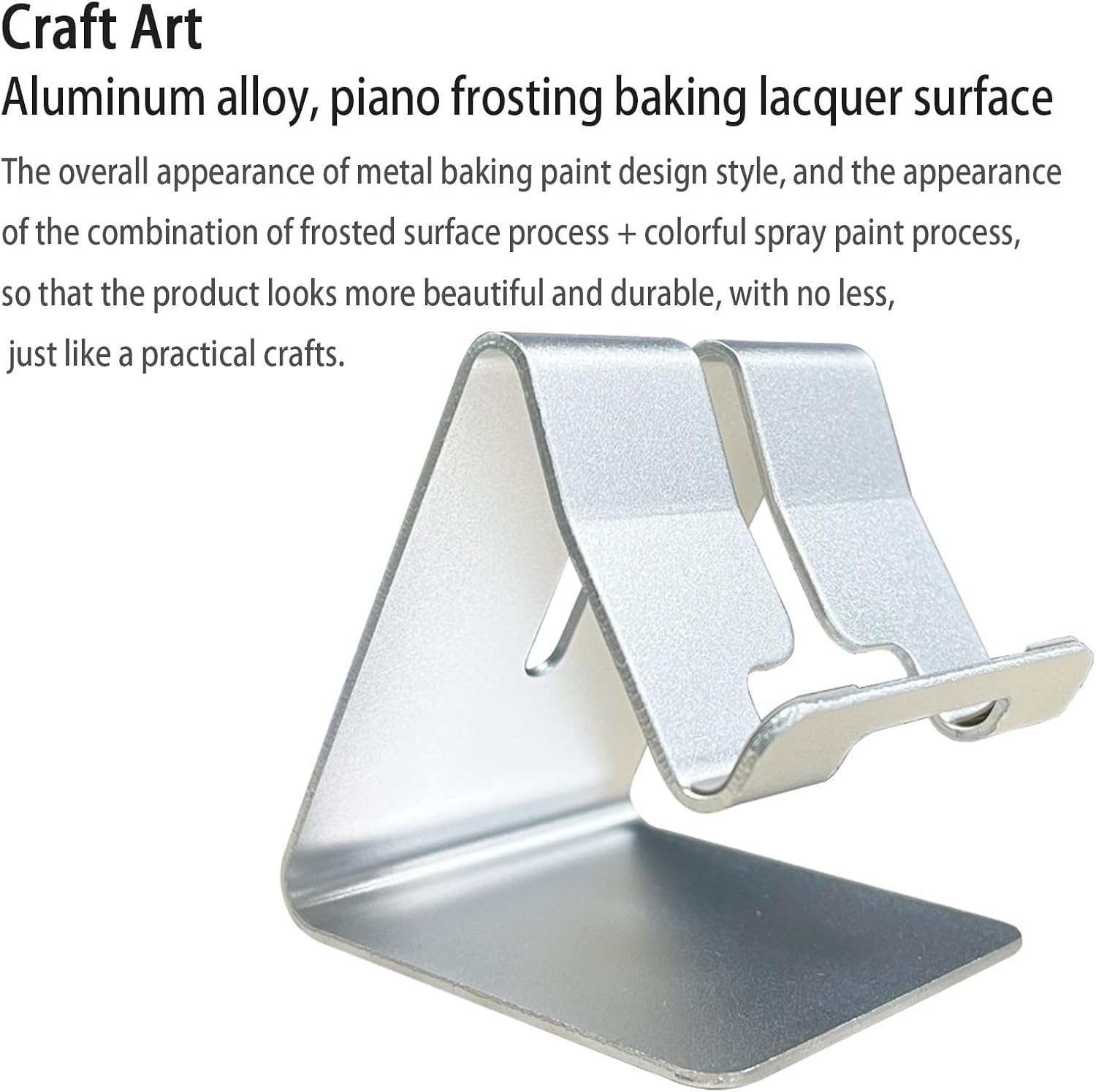 Aluminum Alloy Cell Phone Stand, Cradle, Holder, Aluminum Desktop Stand Compatible with Switch, iPad Air Mini Pro, Phone 13 Pro 12 Mini 11 XS, All