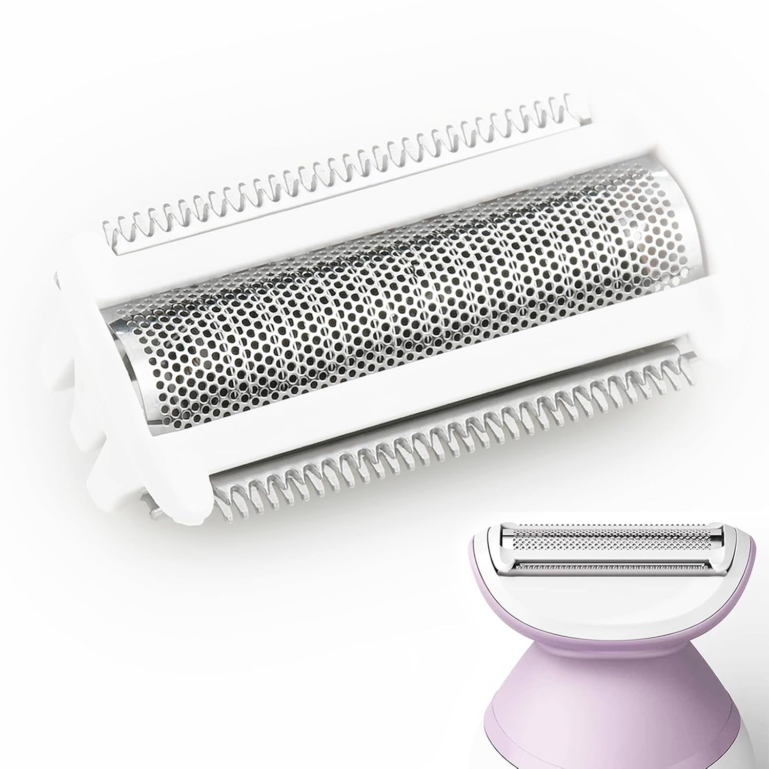 BRL140 – Cabezal de repuesto compatible con la afeitadora eléctrica Philips Series 6000, compatible con BRL126, BRL136, BRL146 para mujer