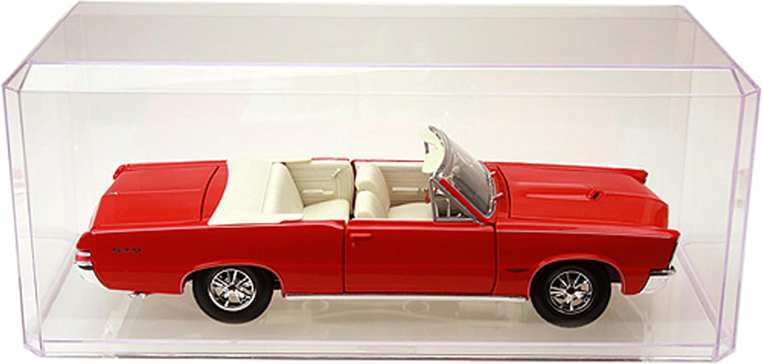 Pioneer Plastics Vitrina de plástico transparente 355C para coches a escala 118, 13 pulgadas de ancho x 5.5 pulgadas de profundidad x 5 pulgadas de