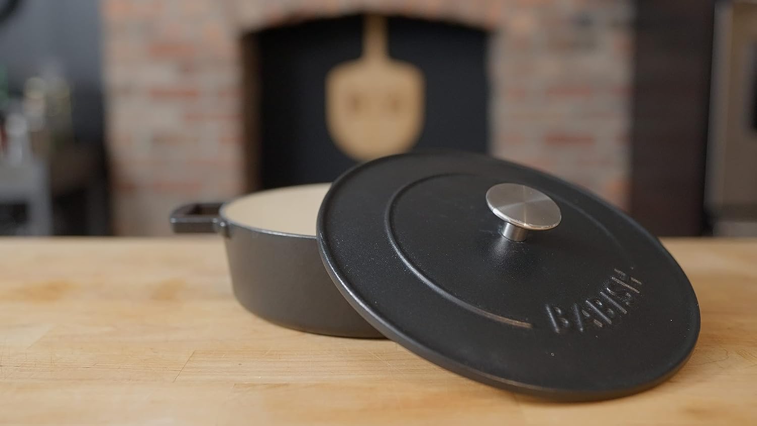 Babish Braiser de hierro fundido de 3 cuartos