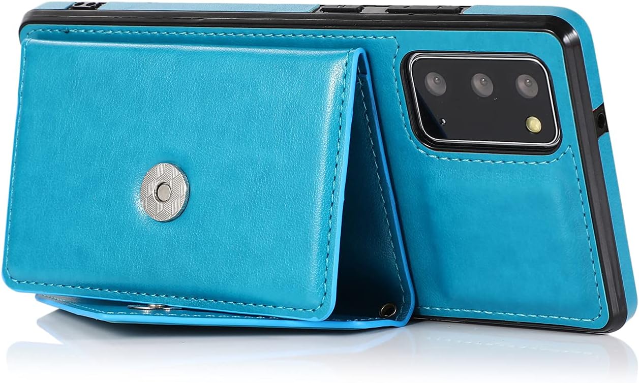 Asuwish Funda tipo cartera cruzada compatible con Samsung Galaxy Note 20 5G y protector de pantalla de vidrio templado, soporte para tarjetas,