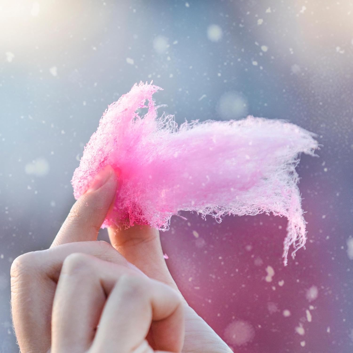 Snacktery Carnival Pink Cotton Candy – Deja que la dulce diversión comience con algodón de azúcar a granel con sabor a cereza y vainilla,