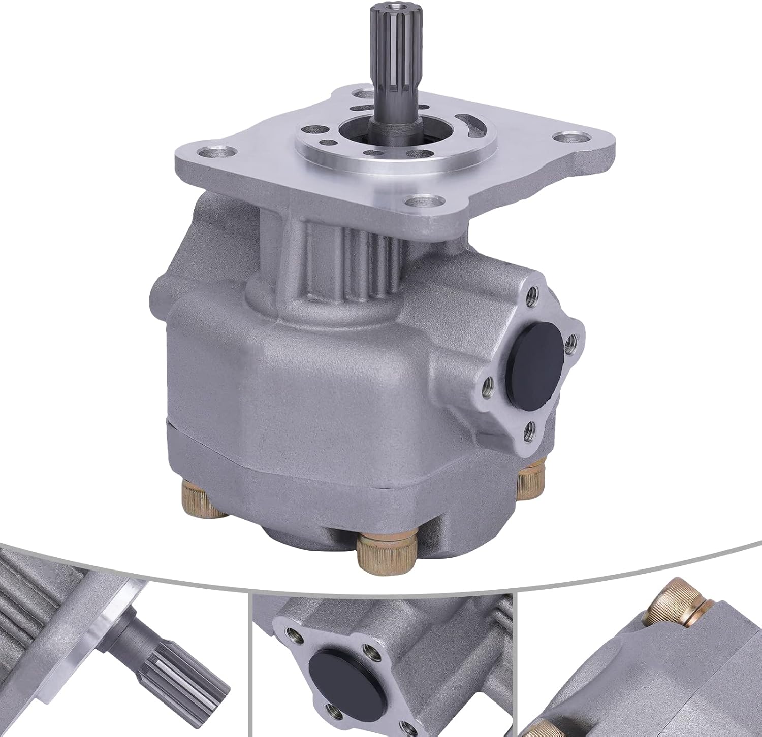Bomba de engranajes hidráulica 38240-76100, bomba hidráulica para tractor Kubota L235, L275, L2402, L2602, L4202, Mitsubishi Tractor MT250, MT300D