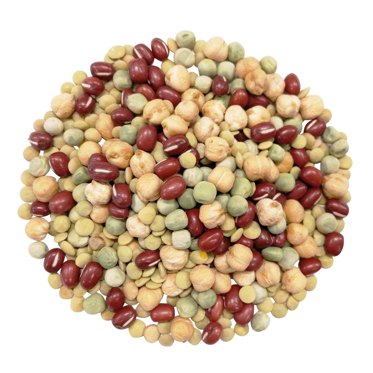 Mezcla crujiente orgánica de granos germinantes, 1 libra, sin OMG, kosher, no irradiada, vegana, cruda, seca, a granel, guisantes verdes orgánicos,