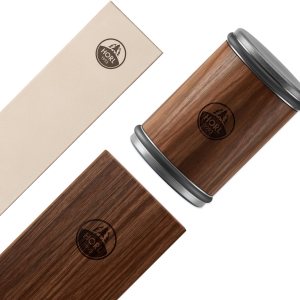 HORL 2 sacapuntas de cuchillo con ruedas de nogal diseñado en Alemania para borde recto y cuero strop HORL 2 sacapuntas de cuchillo con ruedas de nogal diseñado en Alemania para borde recto y cuero strop