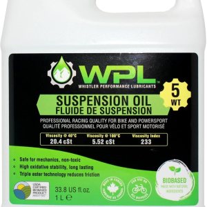 WPL Aceite de suspensión de bicicleta de alto rendimiento 1L  Aceite de bicicleta premium para amortiguadores y horquillas  Proporciona lubricidad WPL Aceite de suspensión de bicicleta de alto rendimiento 1L  Aceite de bicicleta premium para amortiguadores y horquillas  Proporciona lubricidad