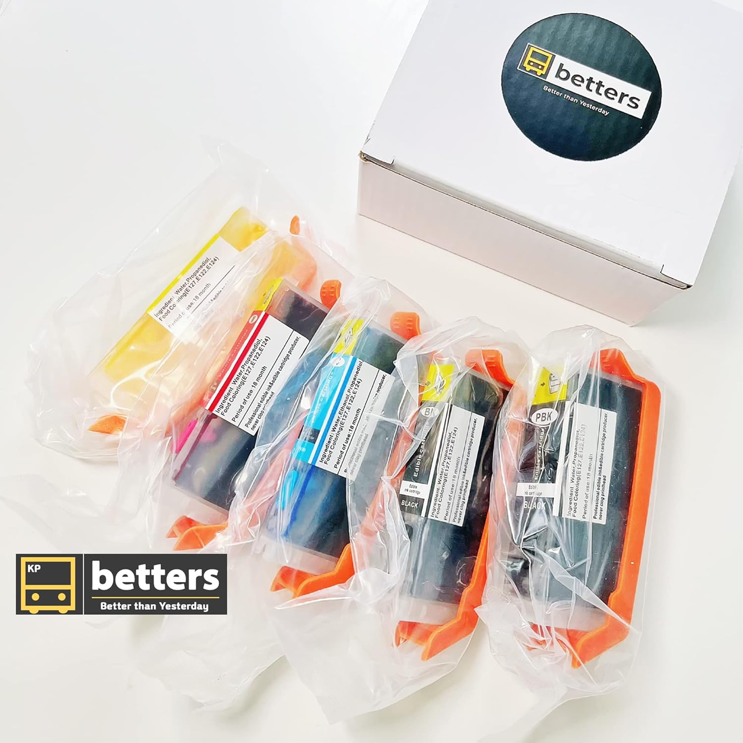 betters Cartucho de tinta para C A K E Topper Imagen PGI-280  CLI-281 para Pixma TS702 TS702a TR8520 TR8620 TR8620a TS6220 TS6320 TR7520 TR7620