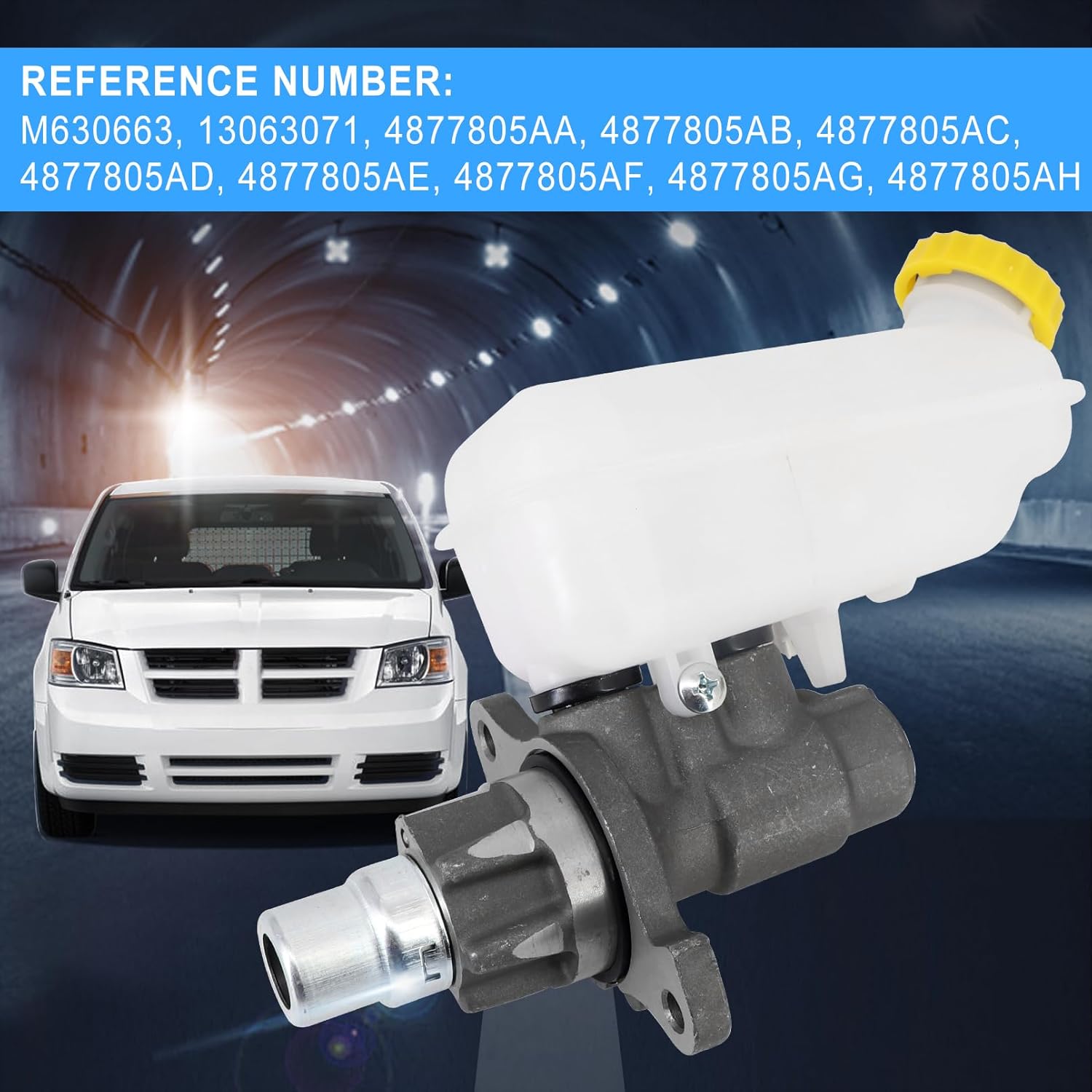 Cilindro maestro de freno compatible con Dodge Grand Caravan 2009-2013, Chrysler Pacifica 2007-2008, Town & Country 2009-2013, Volkswagen Routan
