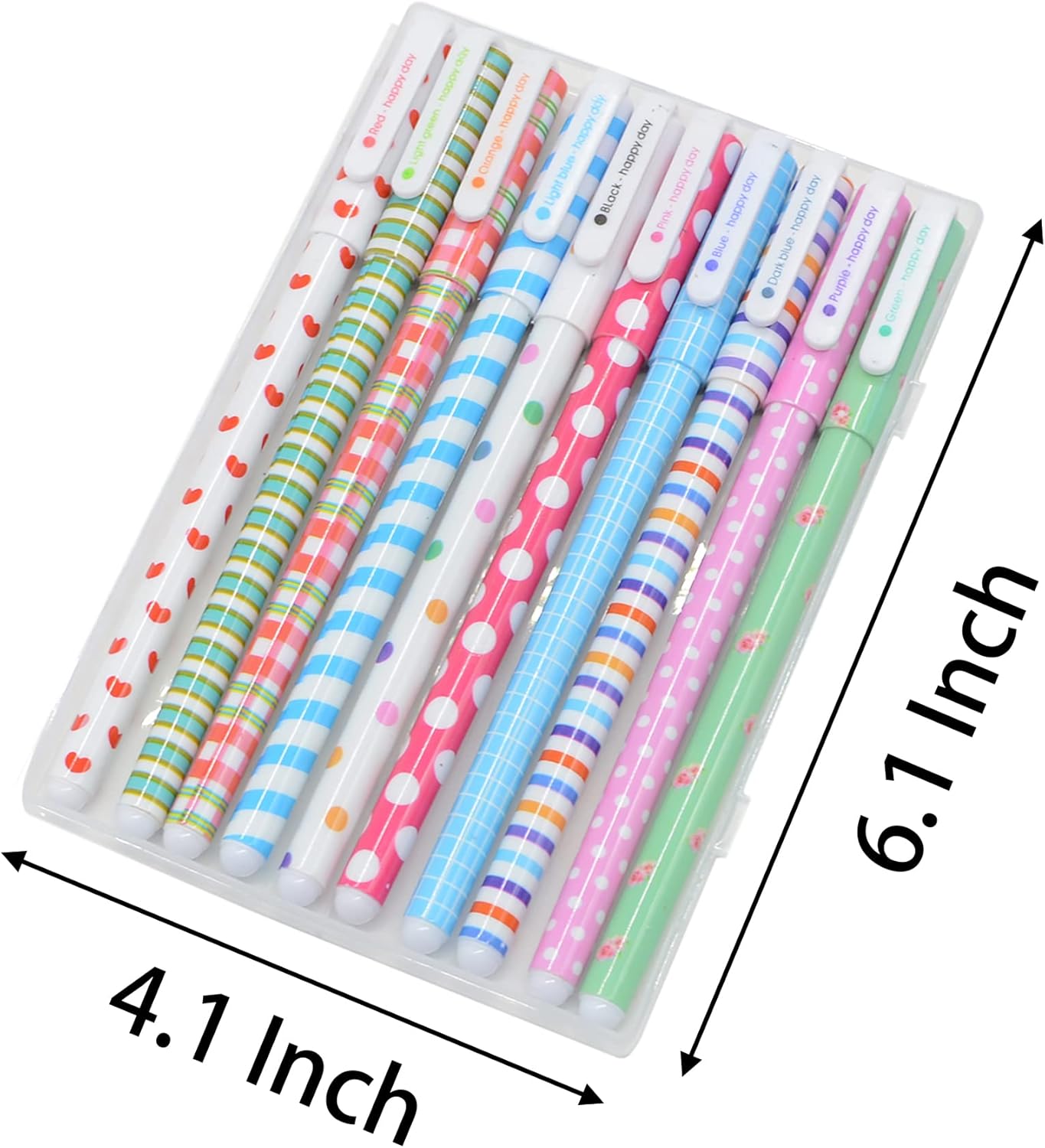 Yansanido Suministros de oficina Kawaii – Bolígrafos lindos, 30 bolígrafos de colores de 0.015 in, bolígrafos de gel, punta fina para bolígrafo