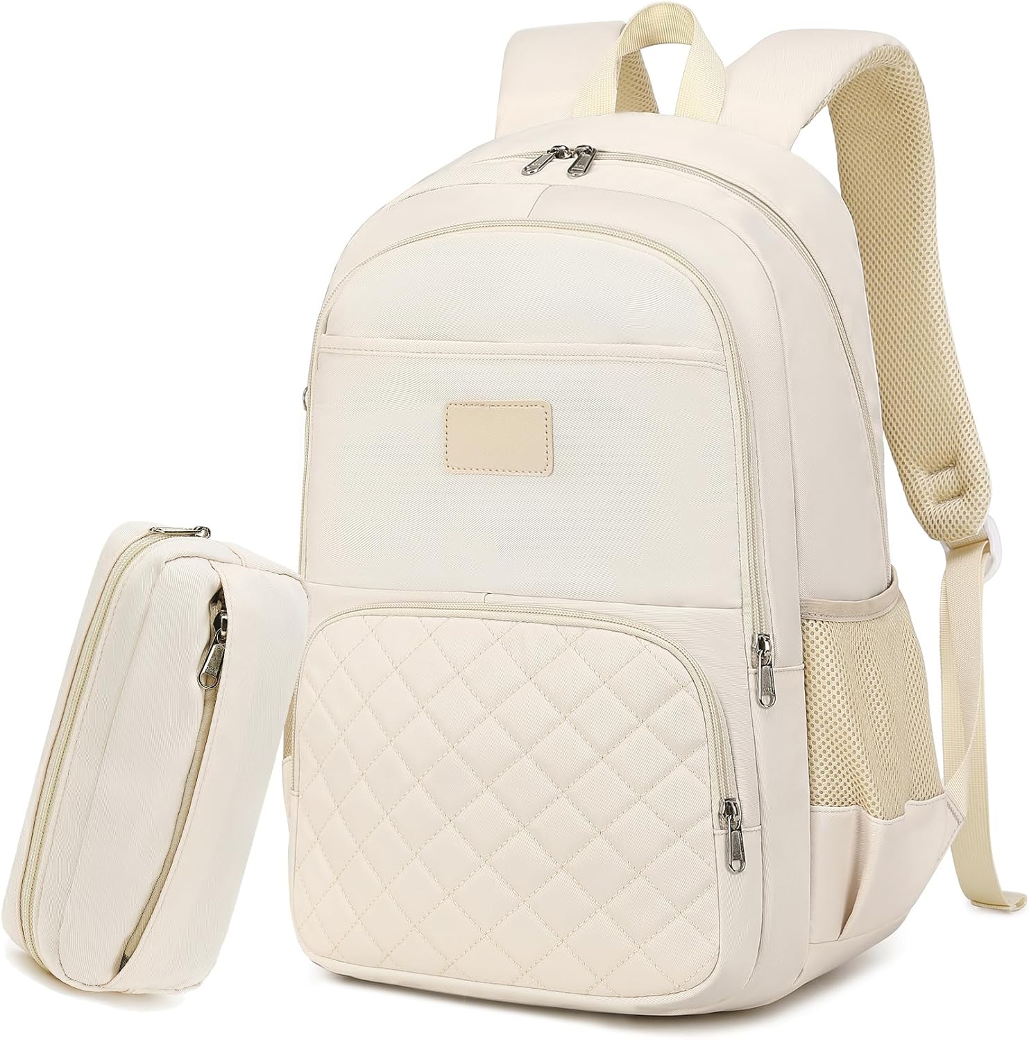 CAMTOP Mochila para laptop de 15.6 pulgadas, mochila escolar con estuche para lápices, mochilas universitarias, profesores, trabajo, viajes,