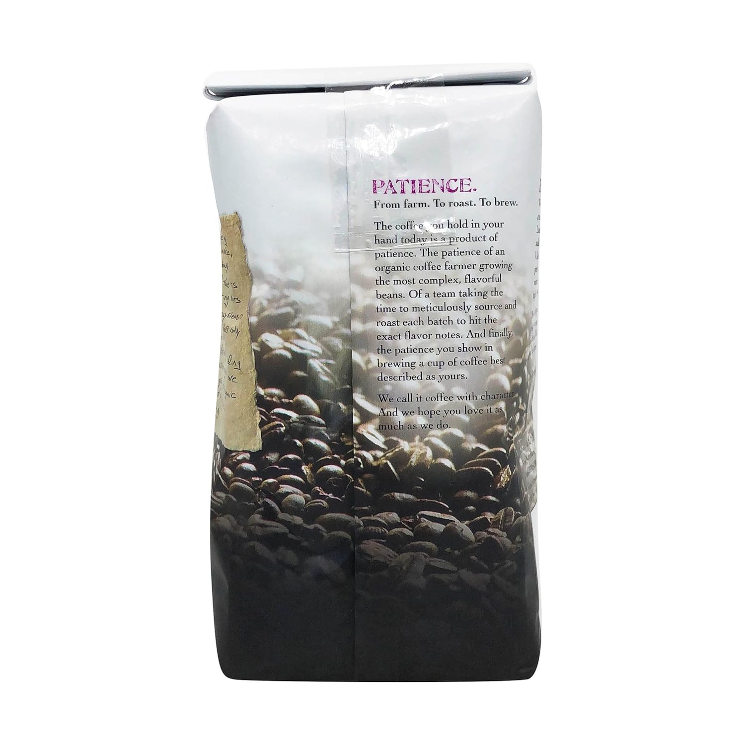Jim’s Organic Coffee Lago Guatemalteco de Atitlán  Origen único, tostado medio  Bolsa de grano entero de 12 onzas