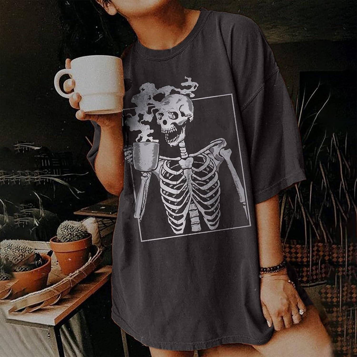Camisetas vintage para mujer, lindas camisetas gráficas de primavera de manga corta, camisetas de gran tamaño, ropa estética para adolescentes