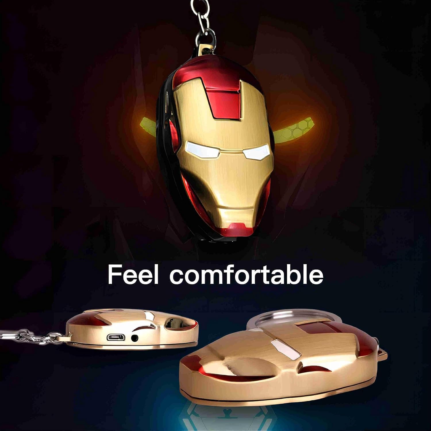 Lindo encendedor USB, encendedor fresco con llavero, divertido encendedor eléctrico recargable, encendedor sin llama a prueba de viento, regalo para
