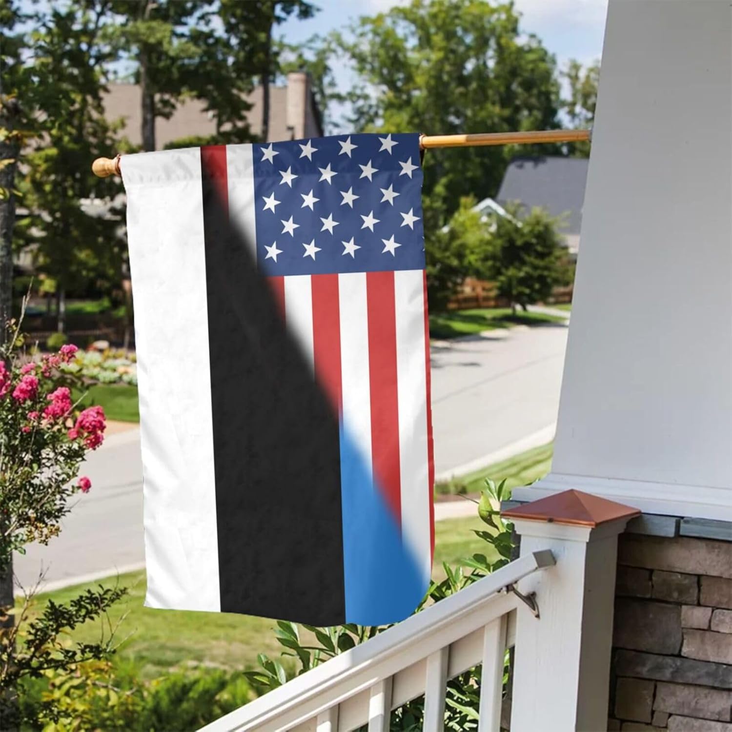 Bandera de país de Estonia, bandera de jardín americano, 12 x 18 pulgadas, pancartas verticales de doble cara para decoración del hogar, granja,