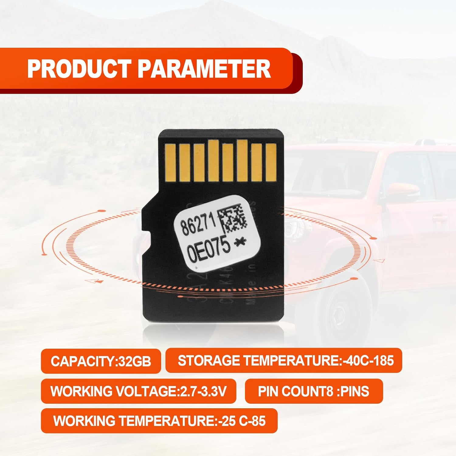 Tarjeta SD de navegación para automóvil actualizada 2023, 86271-0E075, tarjeta micro SD de mapas de Estados Unidos y Canadá para actualizar el