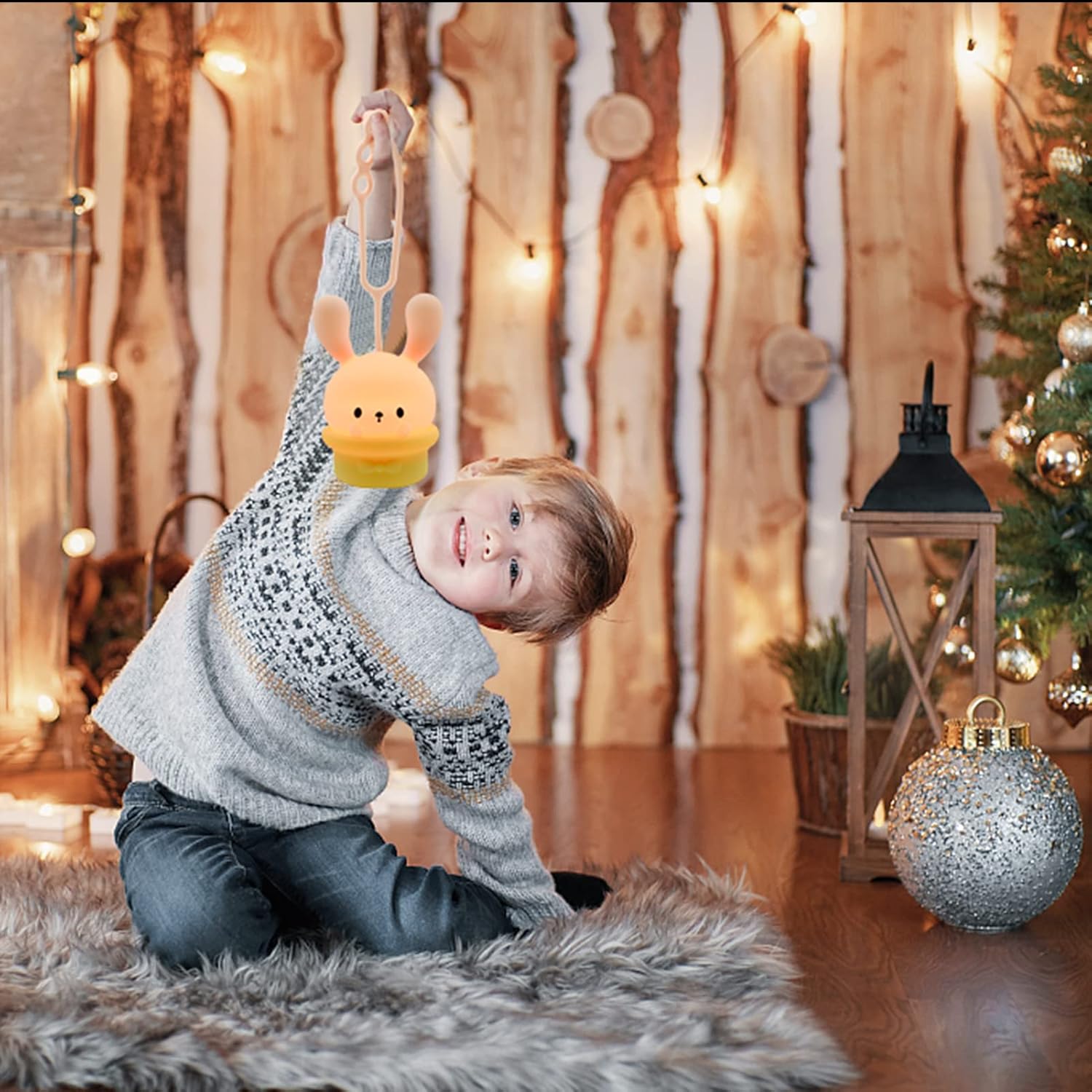 Lámpara de noche colgante para campamento para niños, luz LED portátil, para habitación de bebé, 9 colores cambiantes, lámpara de noche para asiento