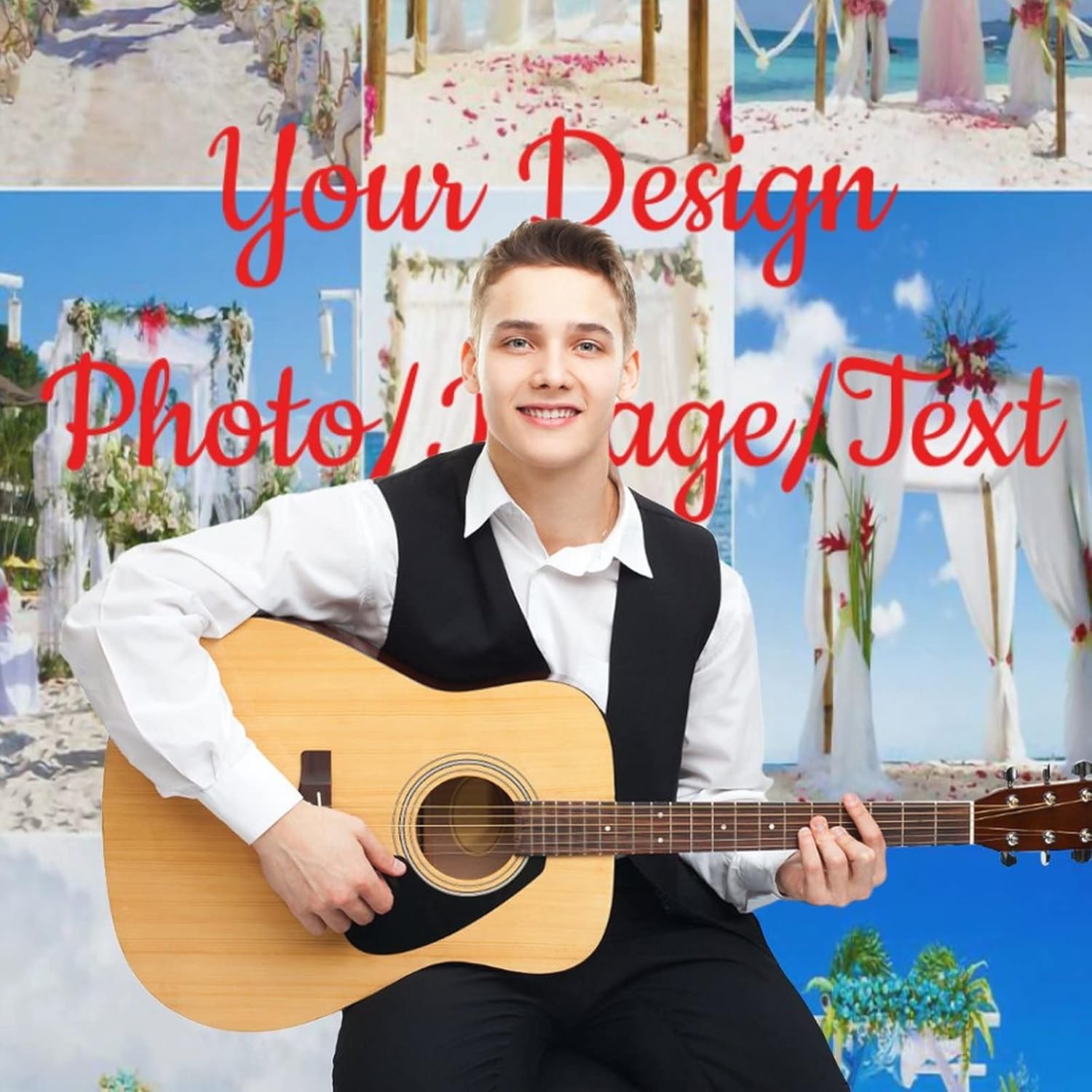 Fondos personalizados, diseño de tu propia imagen, texto, fotografía, tela, fotografía, estudio fotográfico, accesorios para cabina de fotos,