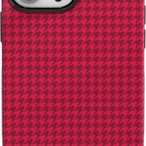 Casely Funda para iPhone 13 Pro Max  Compatible con MagSafe  Mejor vestido  Funda rosa de pata de gallo compatible con iPhone 13 Pro Max Casely Funda para iPhone 13 Pro Max  Compatible con MagSafe  Mejor vestido  Funda rosa de pata de gallo compatible con iPhone 13 Pro Max