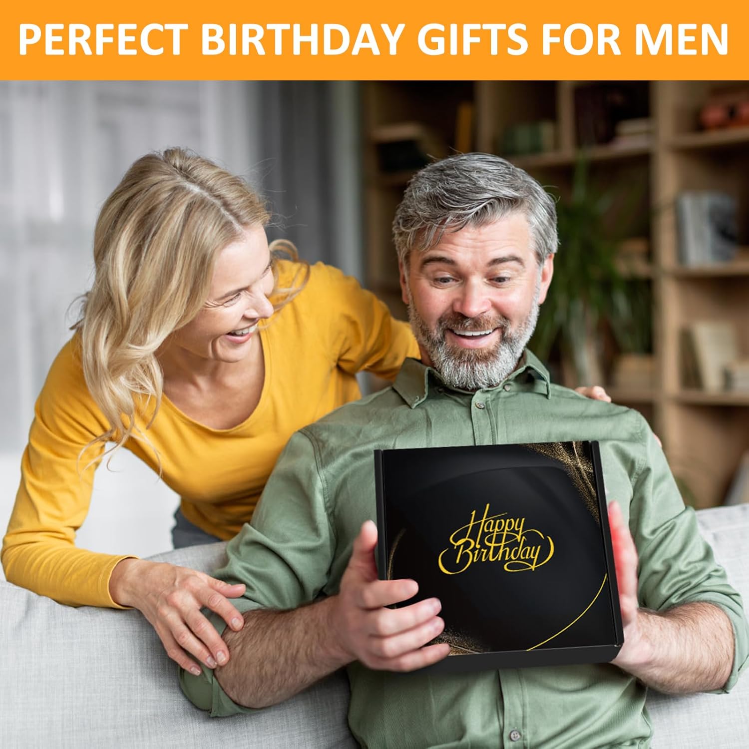 Regalos de cumpleaños 50 para hombres, decoraciones de cumpleaños 50 para hombres, corona de rey de 50 cumpleaños y banda de rey de cumpleaños 50,