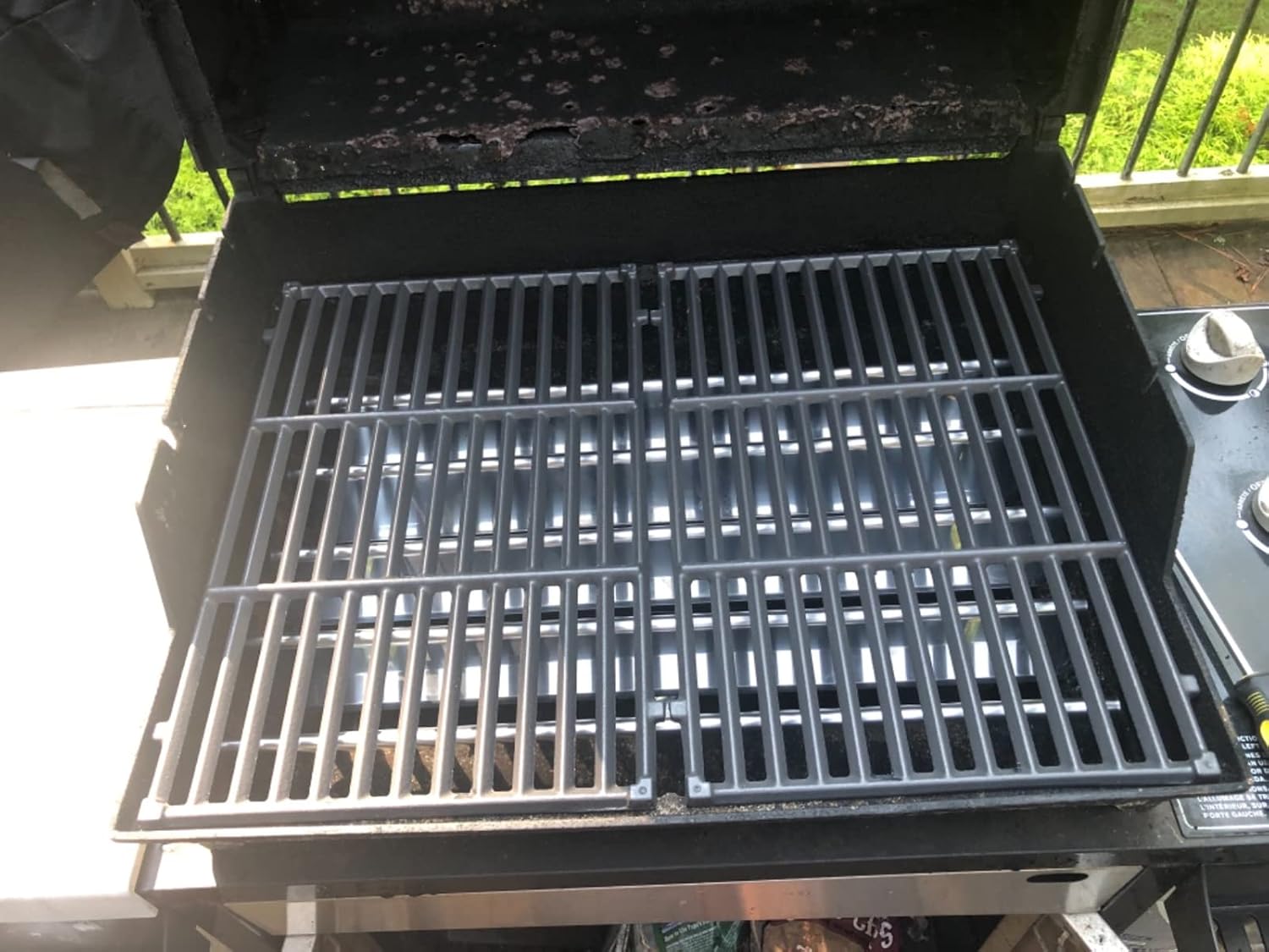 7638 65906 7525 7526 Piezas de parrilla para Weber Spirit E-310 II E-310 Spirit S-310 Spirit 300 Series Grates, Spirit 700 Rejillas de repuesto