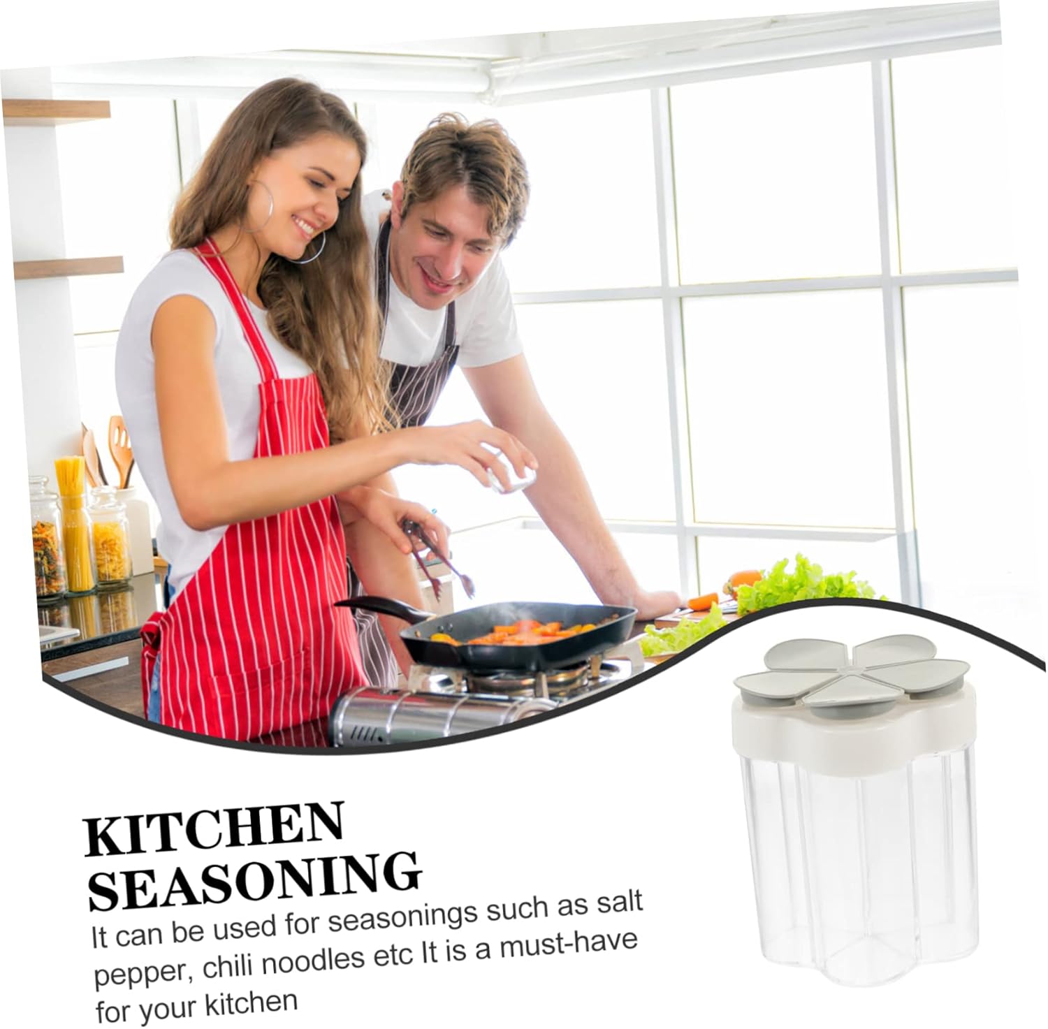 HOMSFOU 3pcs 5 5 en 1 botella de condimento recipientes de salsa dispensador de polvo especias asador botellas de plástico condimentos envase vacío