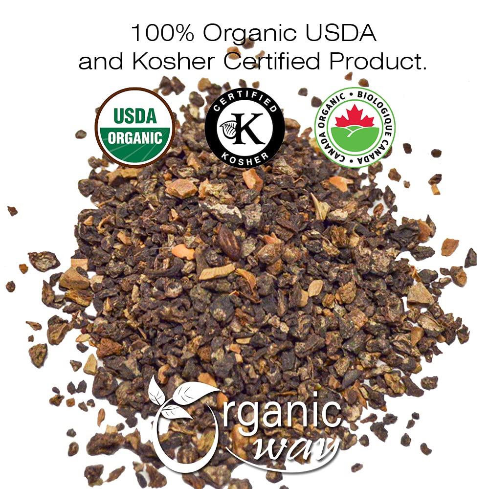 Organic Way Seco Amlagrosella espinosa india cortado y tamizado (Phyllanthus emblica) – Certificado orgánico y Kosher  Crudo, vegano, sin OMG y sin