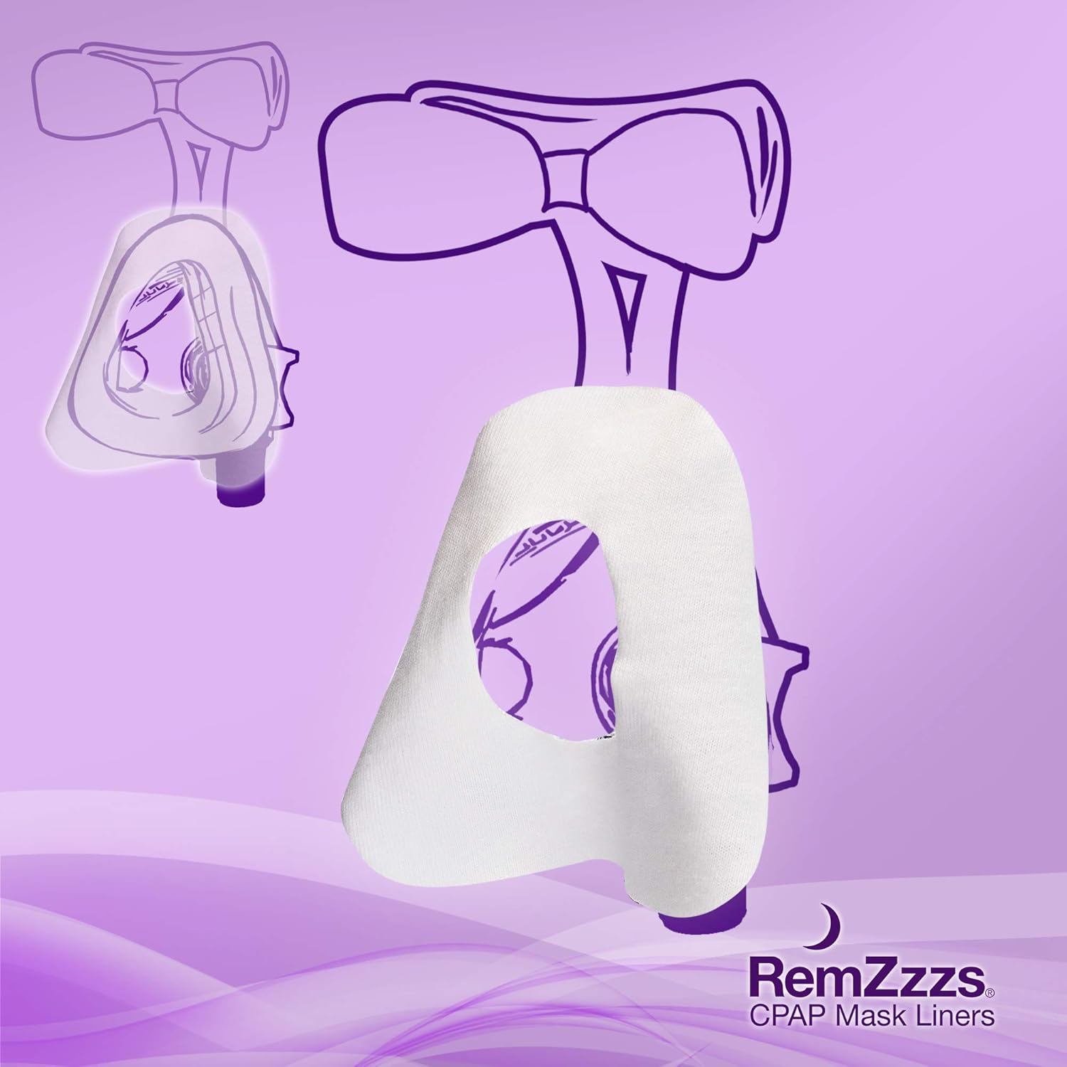 RemZzzs Nasal Cpap Mask Liners (K10-NS) - Reduce las fugas de aire ruidosas y ampollas dolorosas - Suministros y accesorios Cpap - Compatible con - Imagen 4