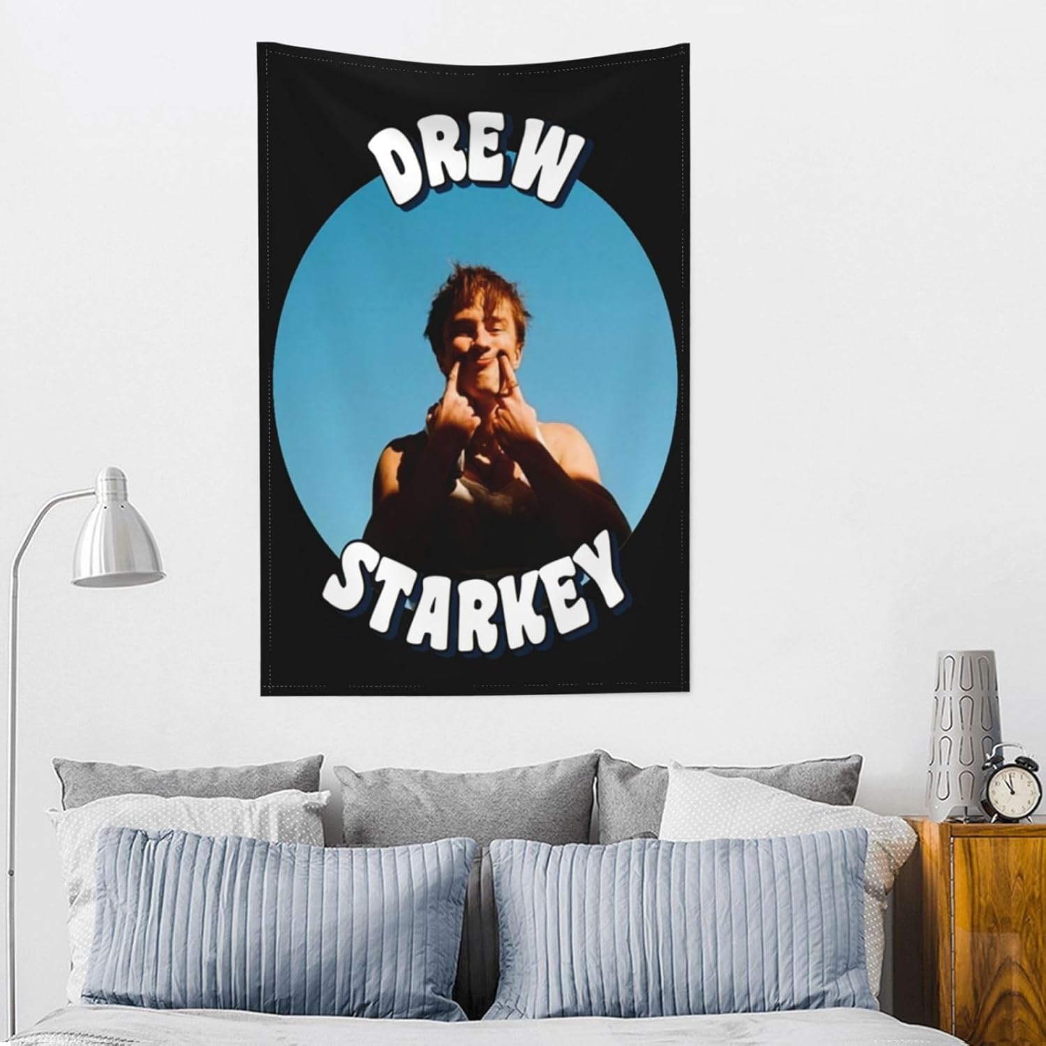 fozzy Drew Starkey – Tapiz para colgar en la pared, decoración artística para sala de estar al aire libre, dormitorio, 60 x 40 pulgadas