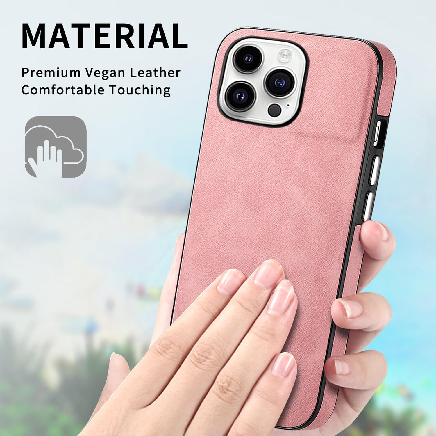 Asuwish Funda de teléfono para iPhone 14 Pro de 6.1 pulgadas con protector de pantalla de vidrio templado y funda de cuero delgada y suave,