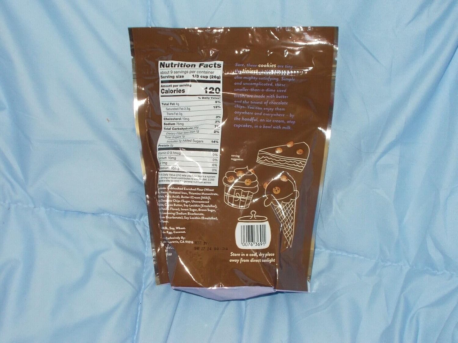 Trader Joe’s – Galletas con chispas de chocolate (1 unidad)