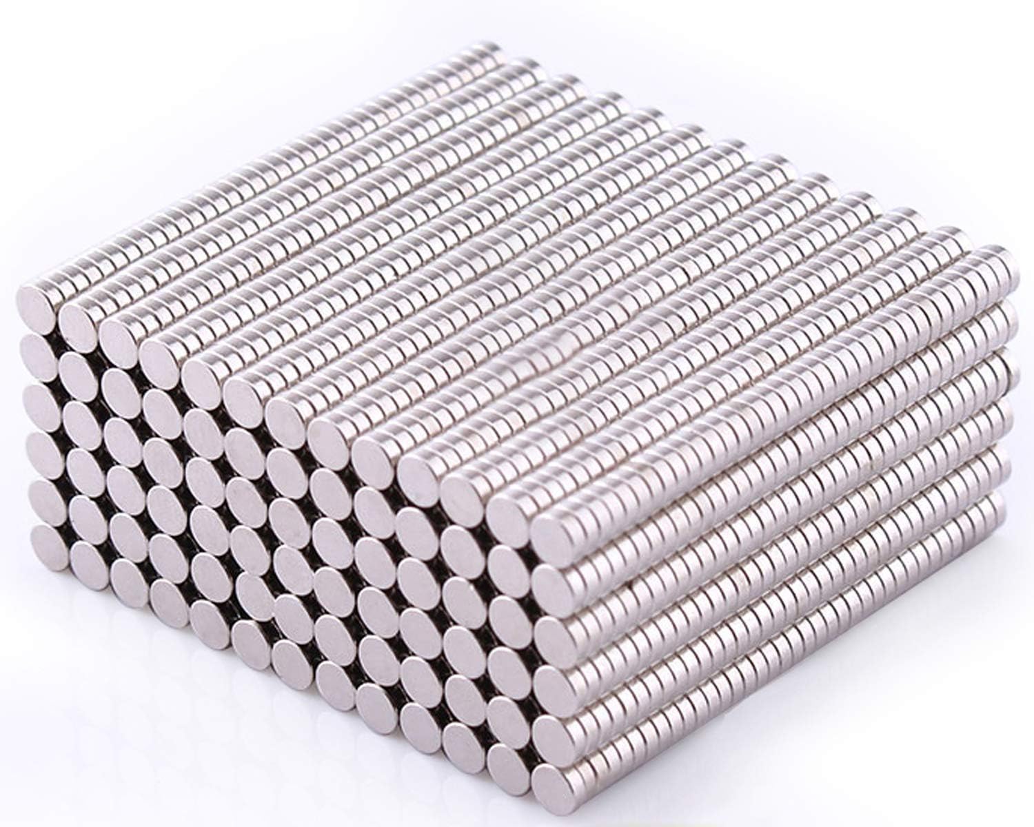 300 imanes de oficina de 0.118 x 0.039 in para nevera WhiteboardnCraft Project Art Magnet