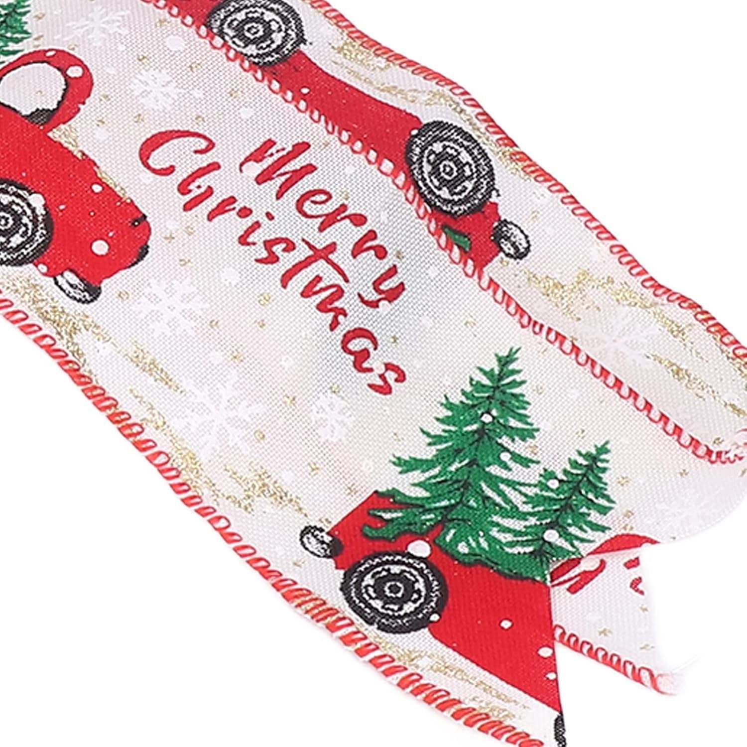 2 lazos para decoración de árbol de Navidad, decoración de flor para árbol de Navidad, hecha a mano para familia, boda, fiesta de cumpleaños,