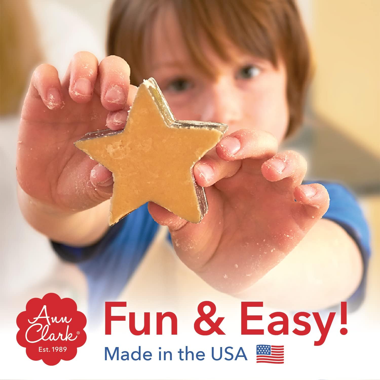 Cortador de galletas para pieshuellas, 3.75 pulgadas, fabricado en Estados Unidos por Ann Clark