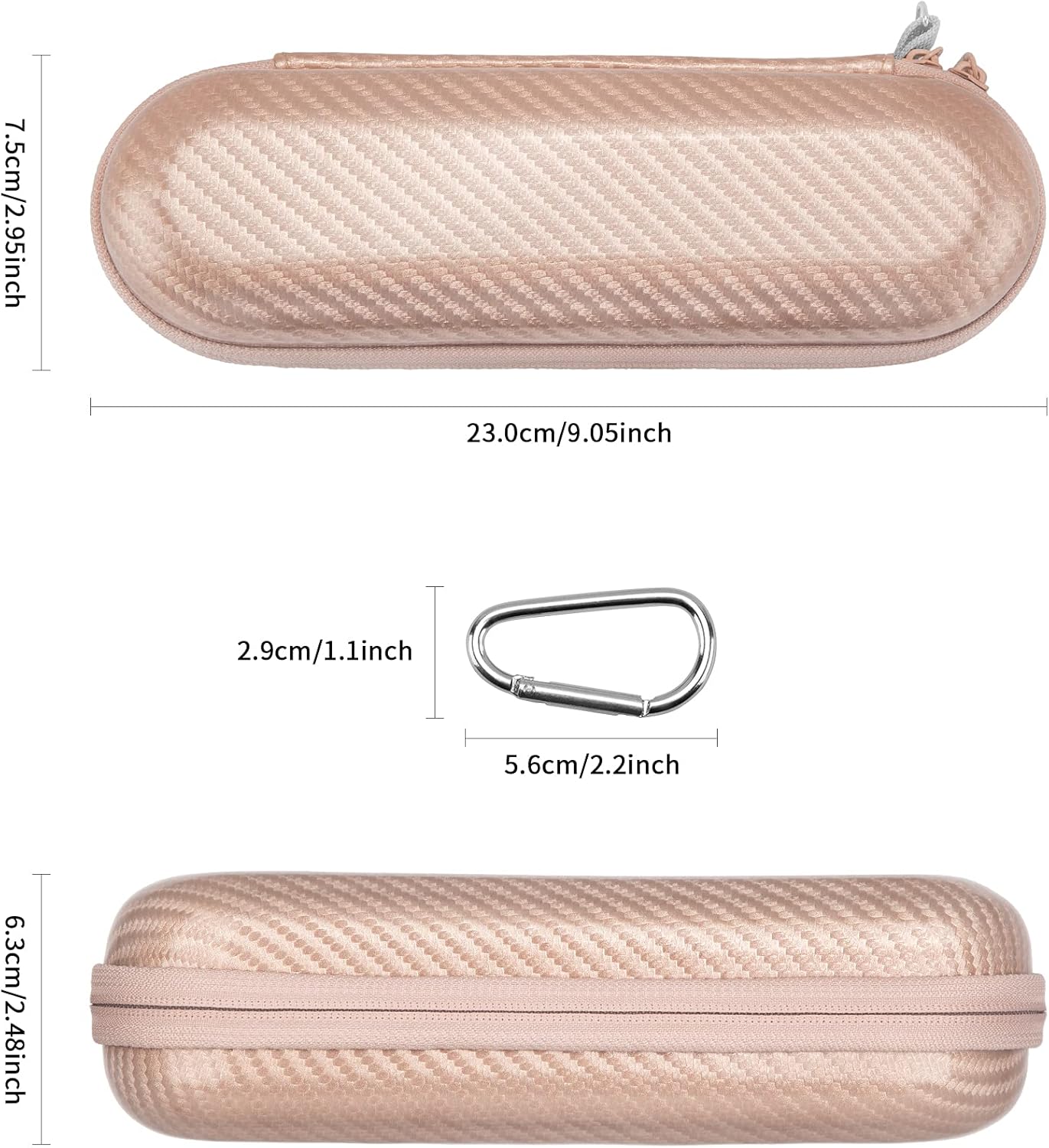 Yinke Funda de viaje para Oral-BOral-B Pro 1000 1500 5000 7000 6000 9600 SmartseriesPhilips Sonicare ProtectiveCleaniO Series cepillo de dientes