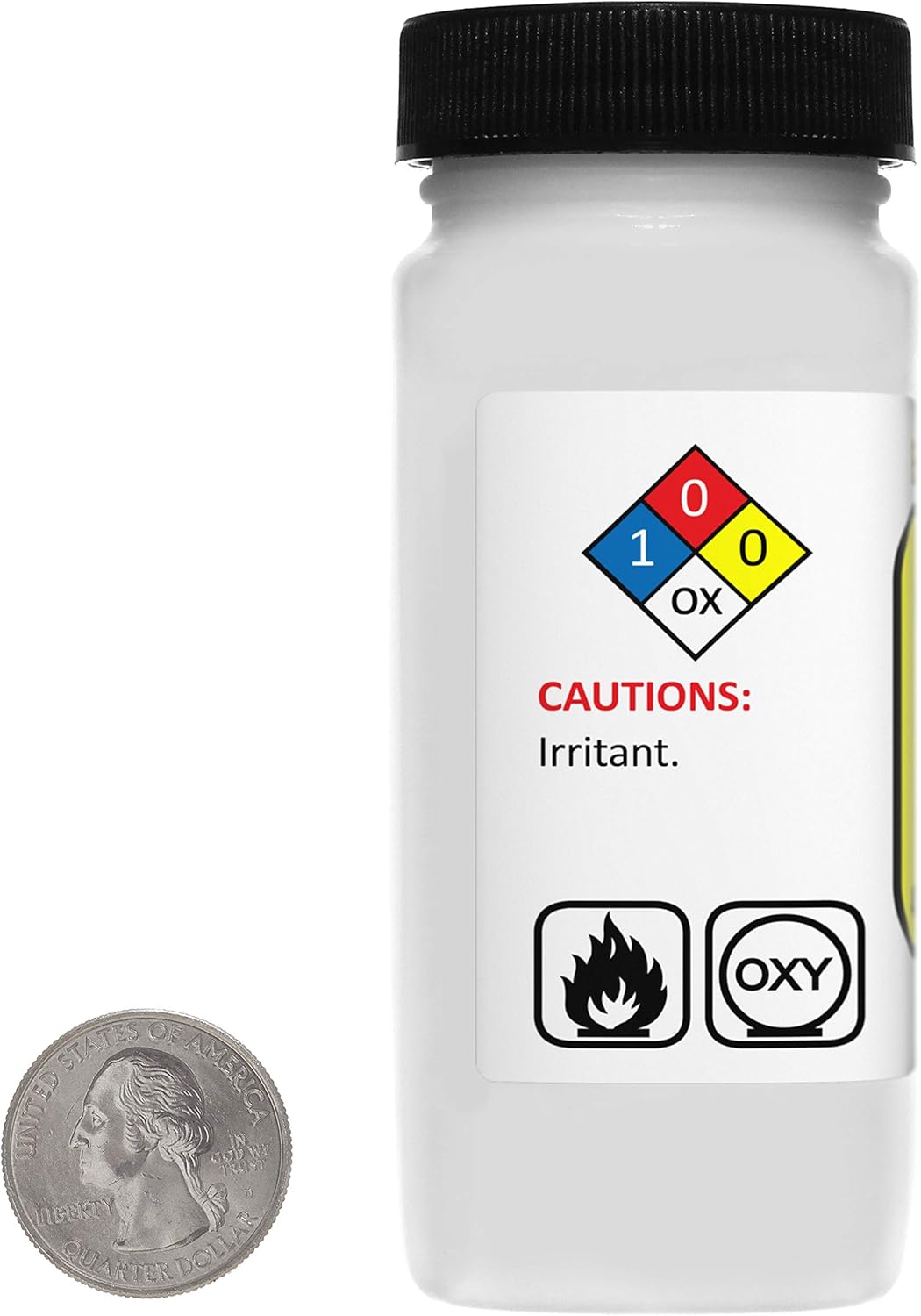 Nitrato de magnesio Mg (NO3)2 99% USP polvo de grado alimenticio 3 onzas en una botella