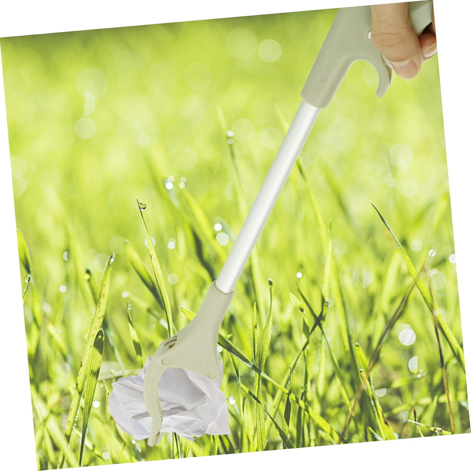 Herramienta plegable para recogida, herramienta de agarre resistente, práctica abrazadera de basura, herramienta de limpieza, recogedor de basura,