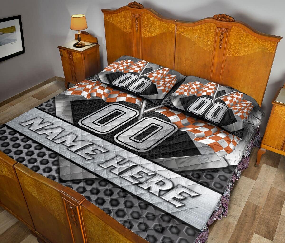 OhaPrints Juego de ropa de cama y fundas de almohada, juego de ropa de cama y funda de almohada, tamaño King, Queen, doble, individual, tamaño