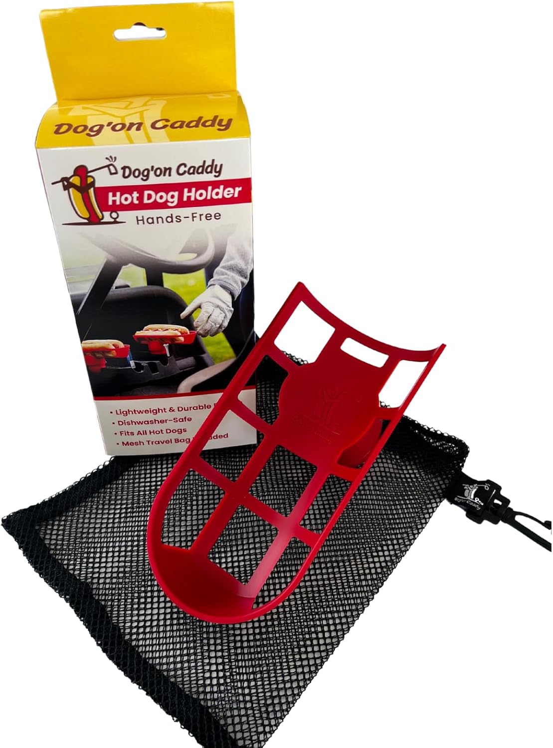 Dog’on Caddy – Soporte para carrito de golf para perros calientes  Regalos de torneo de golf  Regalo único de golf  Regalos de golf de menos de $15