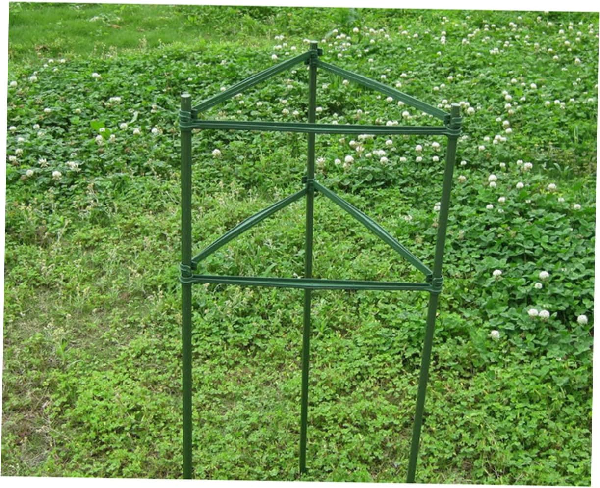 24pcs Accesorios de Interior Planta de Pepino Plantas de Interior Plantas de Casa Flor Enrejado Jardín Enrejado Conector Jaula de Plantas Barra de