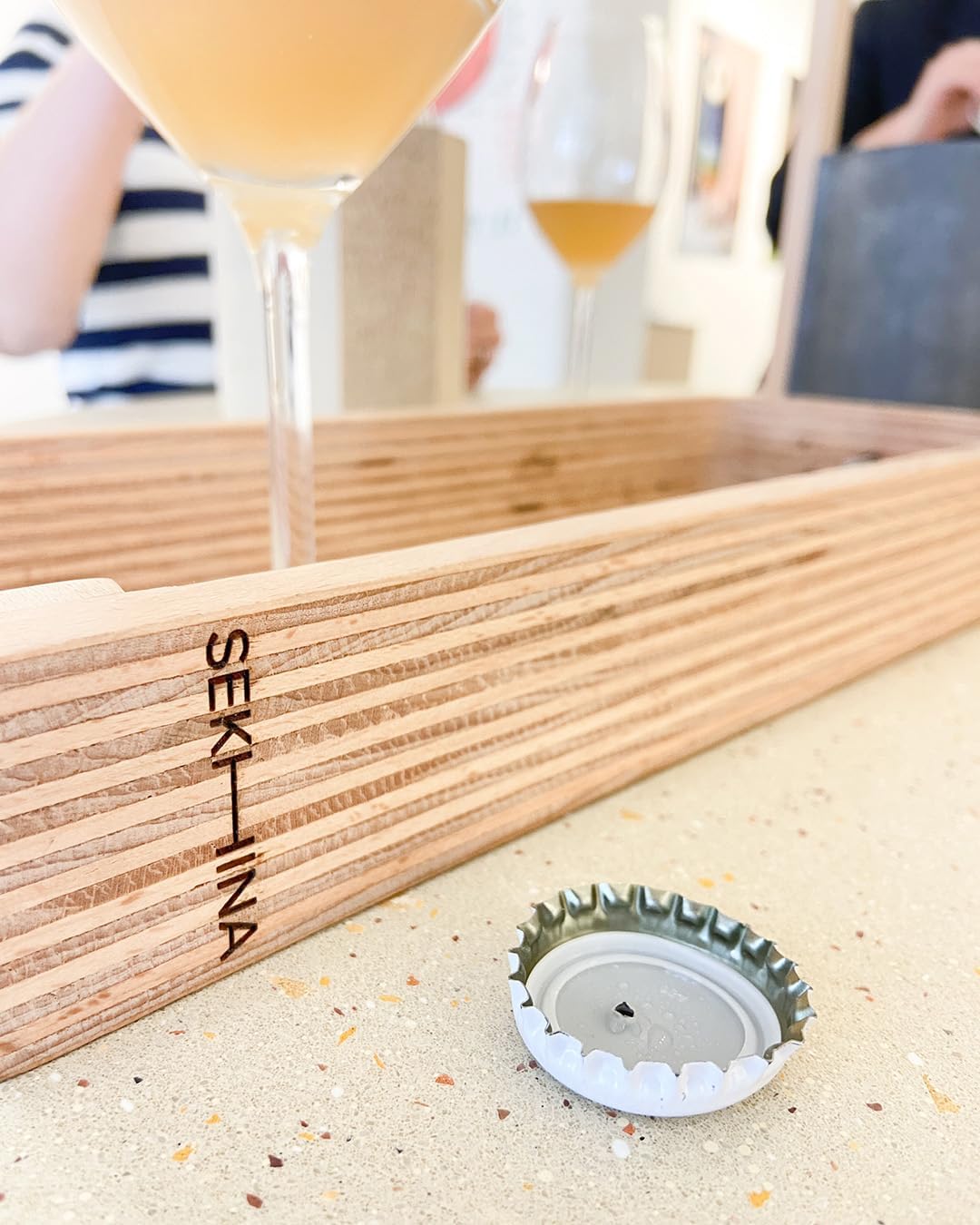 Juego abridor de vino espumoso – Abrebotellas para vinos Pétillant Naturel. – Abrebotellas con corona para los amantes de Pét-Nat.