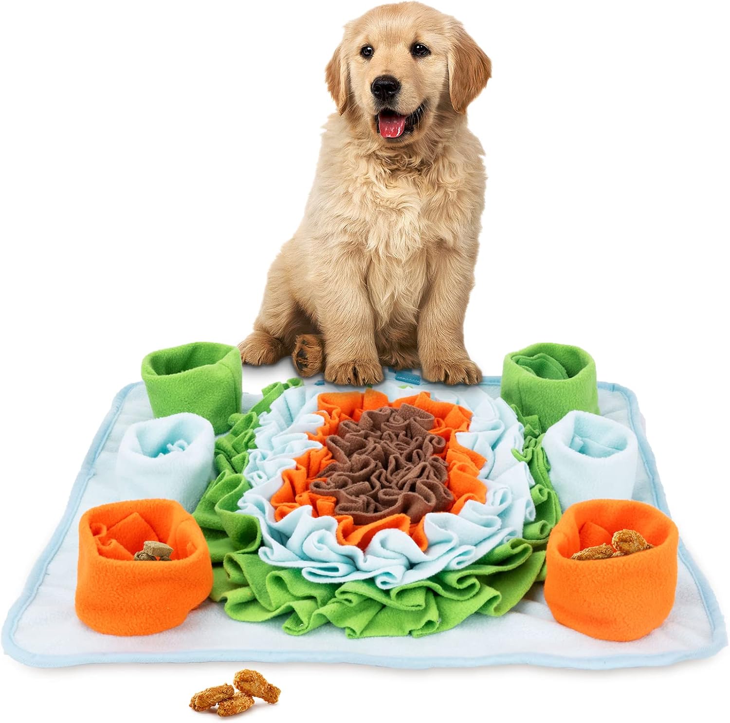 Tapete de olfateo para perros, juguetes de rompecabezas, tapete interactivo para alimentación de mascotas, alimentación de gatos con mango de