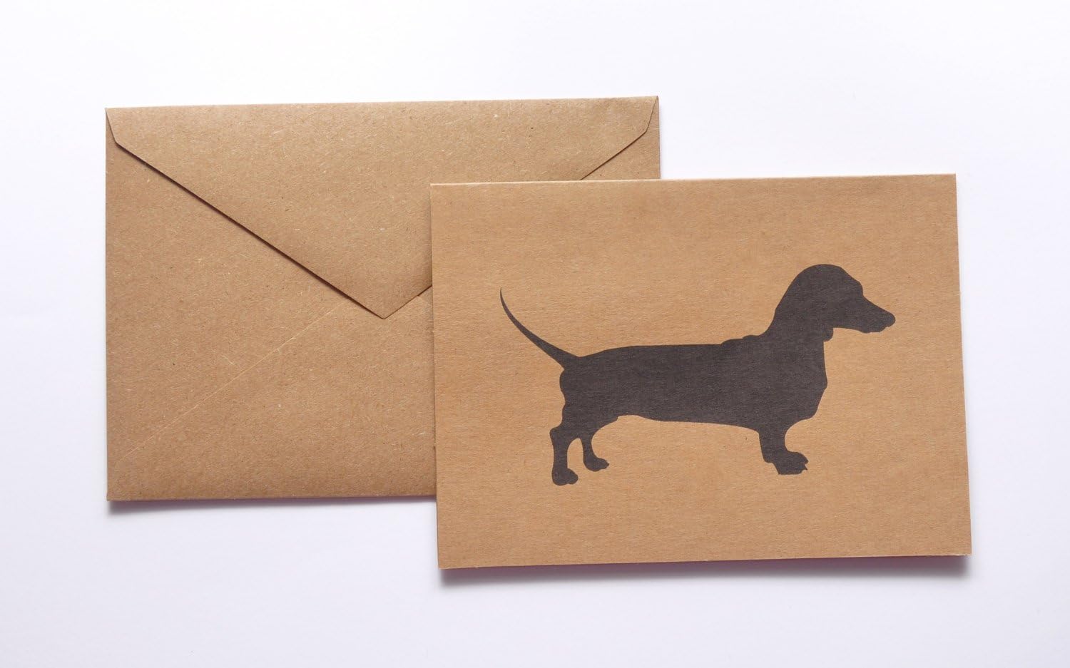 Juego de tarjetas de notas de papelería Dachshund