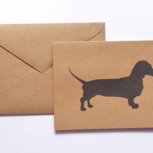 Juego de tarjetas de notas de papelería Dachshund Juego de tarjetas de notas de papelería Dachshund