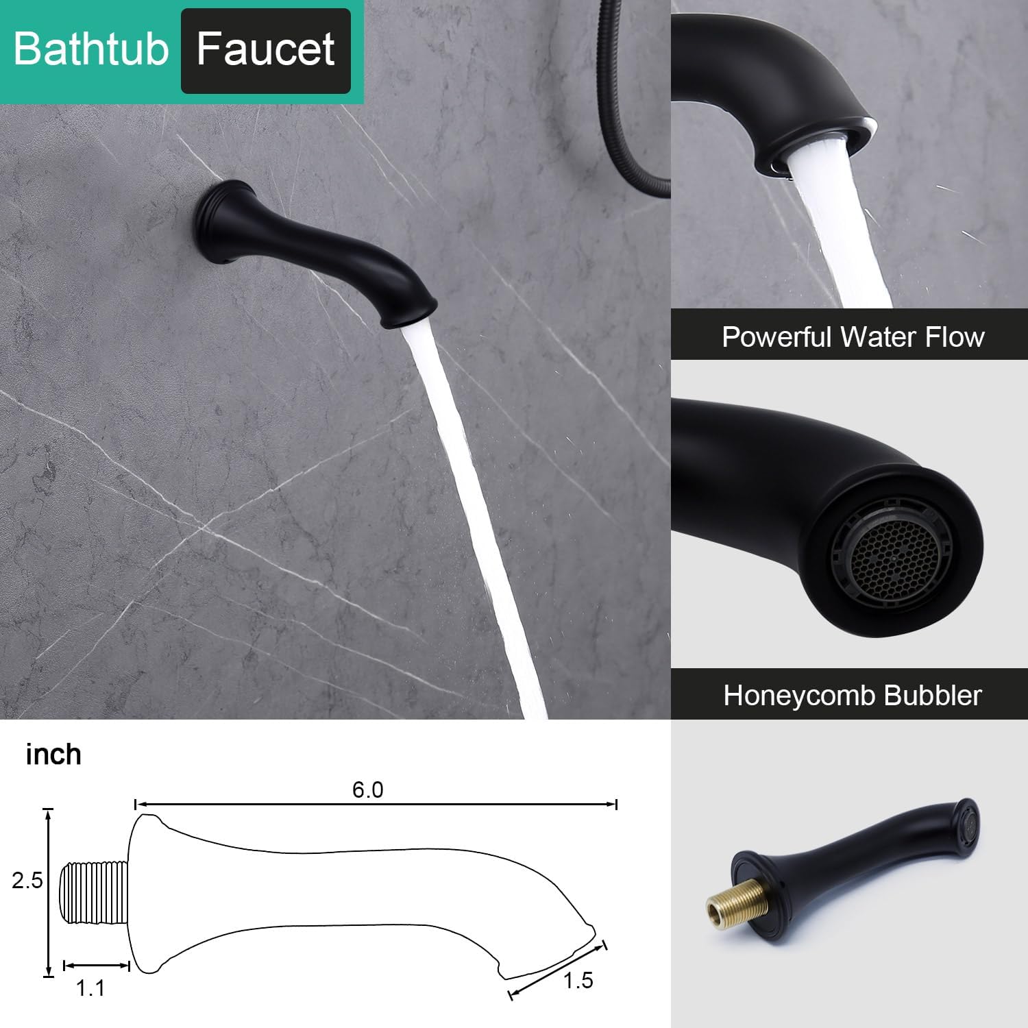 Juego de grifos de ducha con boquilla de bañera sistema de ducha de lluvia antiguo, cabezal de lluvia de montaje en pared de 9 pulgadas y rociador