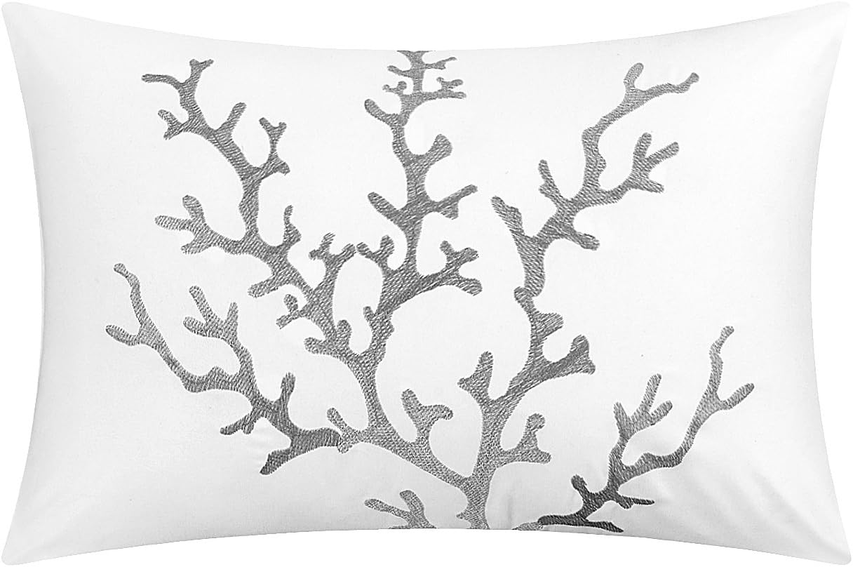Chic Home Mayan – Juego de edredón de 24 piezas, tamaño Queen, color plateado