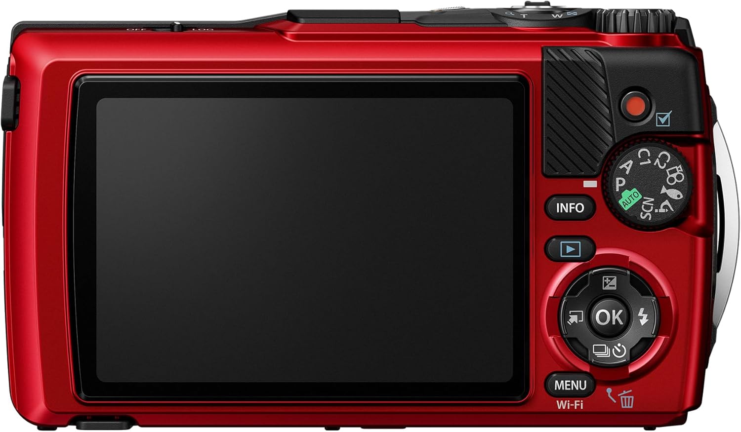 OM SYSTEM Tough TG-7 Cámara digital – Rojo