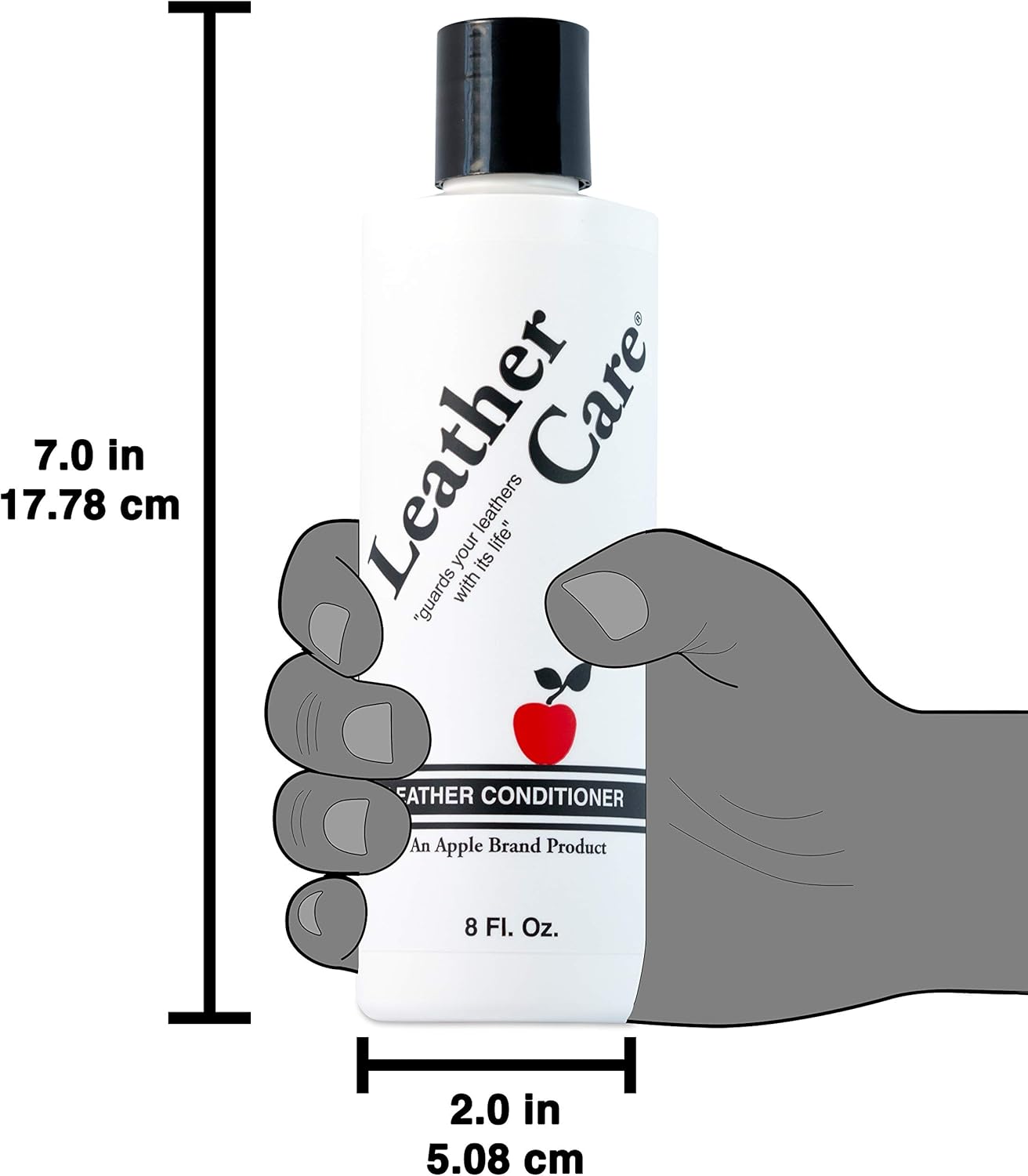 Acondicionador de cuero Apple Leather Care Botella de 8 onzas