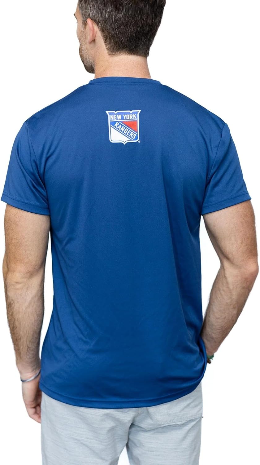 Calhoun NHL – Camiseta de manga corta de poliéster que absorbe la humedad para hombre